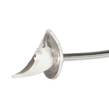 Flavia Three-Light Semi-Flush Mount in Polished Chrome