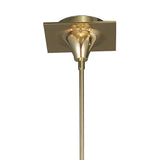 Elegant Siena Pendant: 6-Light Polished Brass with Amber Cream Shades & Crystal Accents