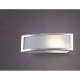 Duna E27 Wall Light - Polished Chrome and White Acrylic Elegance