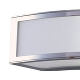 Duna E27 Wall Light - Polished Chrome and White Acrylic Elegance