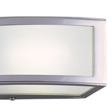 Duna E27 Wall Light - Polished Chrome and White Acrylic Elegance
