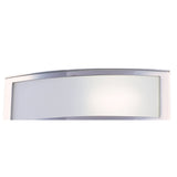 Duna E27 Wall Light - Polished Chrome and White Acrylic Elegance