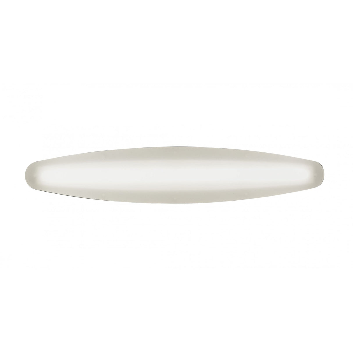 Sleek Hemisferic Wall Lamp - 6W LED, 3000K Warm White, Satin Aluminium & Frosted Acrylic Finish