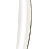 Hemisferic Modern Minimalist LED Table Lamp in Satin Aluminium and Frosted Acrylic - 3000K Warm White, 540lm