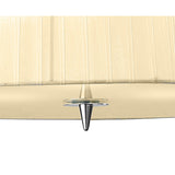 Loewe Trio Pendant Light in Polished Chrome with Cream Shade