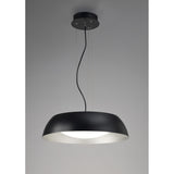 Argenta Pendant Light - Small 18W LED, 3000K Warm White, Matt Black/Silver Design, 3-Year Warranty