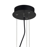 Argenta Pendant Light - Small 18W LED, 3000K Warm White, Matt Black/Silver Design, 3-Year Warranty