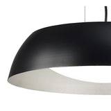 Argenta Pendant Light - Small 18W LED, 3000K Warm White, Matt Black/Silver Design, 3-Year Warranty