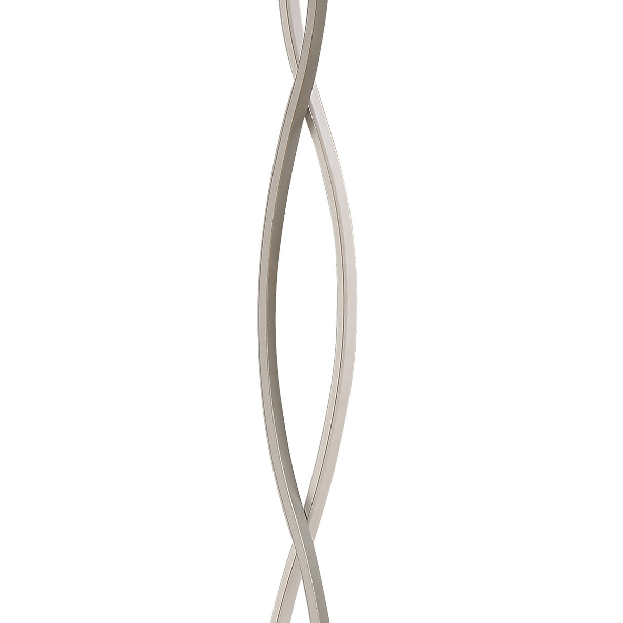 Sáhara XL LED Floor Lamp - 28W, 3000K Warm White, Dimmable Silver/Frosted Acrylic with Polished Chrome Finish, 3-Year Warranty