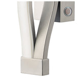 Sahara Touch Dimmer Wall Light with Polished Chrome and Frosted Acrylic, 6W LED Warm White, 3-Year Warranty