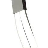 Nur Semi Ceiling Light - 50W LED, 3000K Warm White, 4000lm, Dimmable, Silver/Chrome Finish, 3-Year Warranty