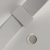Nur Touch-Control LED Wall Lamp, 10W, Warm White 3000K, Silver & Chrome Finish, 3-Year Warranty