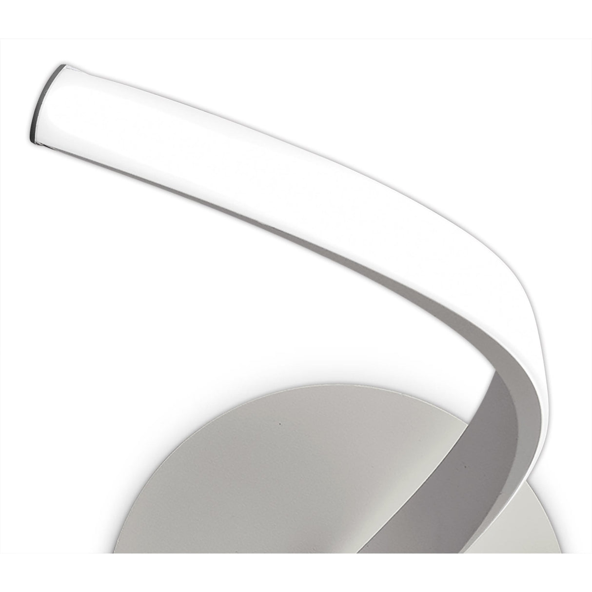 Nur Touch-Control LED Wall Lamp, 10W, Warm White 3000K, Silver & Chrome Finish, 3-Year Warranty