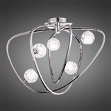 Radiant Elegance 5-Light Ceiling Fixture, Polished Chrome
