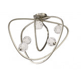 Radiant Elegance 5-Light Ceiling Fixture, Polished Chrome