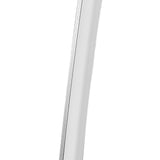 Elegant Satin Nickel and Chrome LED Floor Lamp with Touch Dimmer, 23W 3000K Warm White, 1590lm, 3-Year Warranty