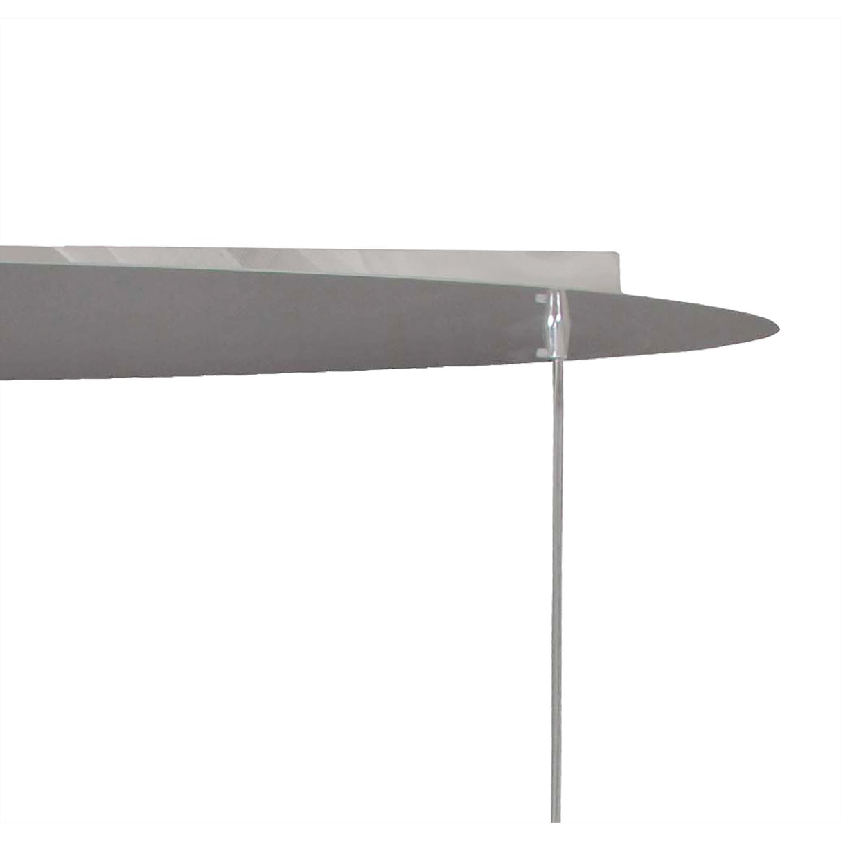 Organica 3-Light Pendant E27, Gloss White & Polished Chrome