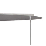 Organica 3-Light Pendant E27, Gloss White & Polished Chrome
