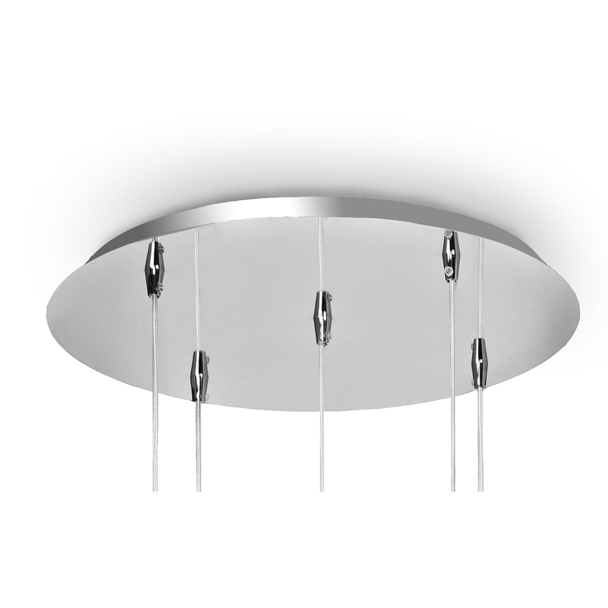 Khalifa Pendant Light: Elegant 5-Light Crystal & Chrome Design