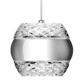Khalifa Pendant Light - 10x6W LED, Polished Chrome & Glass, 3000K Warm White, 5400lm, 3-Year Warranty