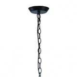 Argi Pendant Trio Light with Taupe Shades and Brown Oxide Finish