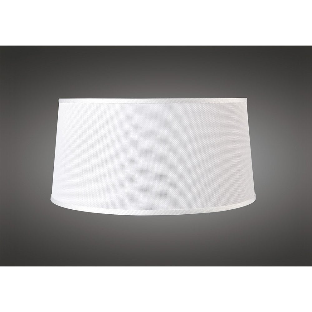 Habana Modern White Round Pendant Light Shade 410/450mm x 215mm