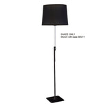 Habana Black Round Lampshade 350mm x 250mm for Floor Lamps