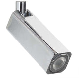 Habana Wall Lamp with Integrated Reading Light, Matte White & Chrome Finish