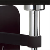 Habana Dual Light Wall Lamp in Black & Chrome with 3W LED Reading Light, 3000K, 200Lm, 3-Year Warranty