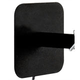 Habana Telescopic Wall Lamp in Black and Polished Chrome without Shade - Adjustable Light Fixture E27