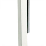 Habana Telescopic Table Lamp in Matt White and Polished Chrome, Adjustable Height, E27 Base