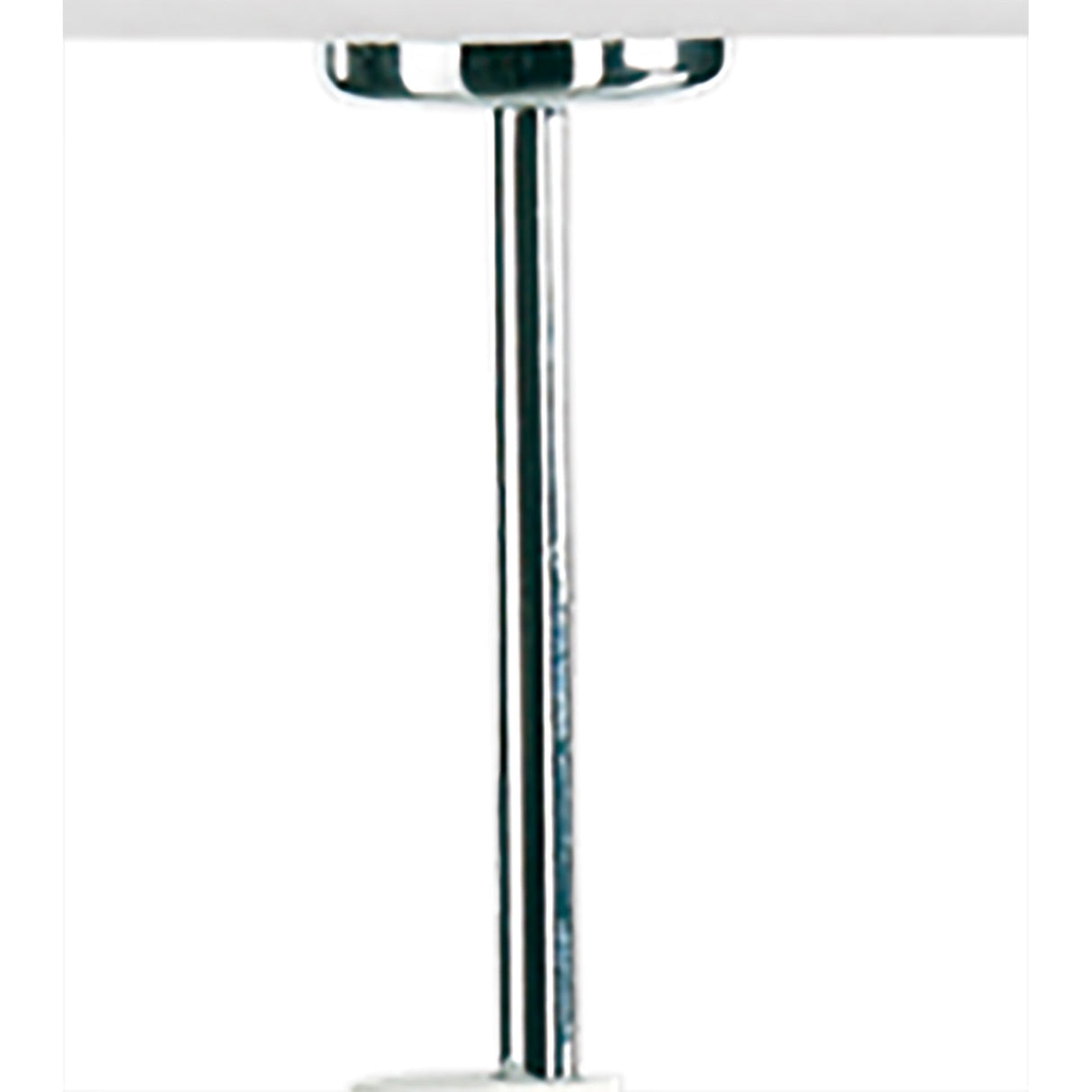 Habana Telescopic Table Lamp in Matt White and Polished Chrome, Adjustable Height, E27 Base