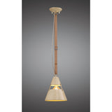Retro Industrial Hanging Pendant Light with Sand Metal Finish and Adjustable Beige Straps