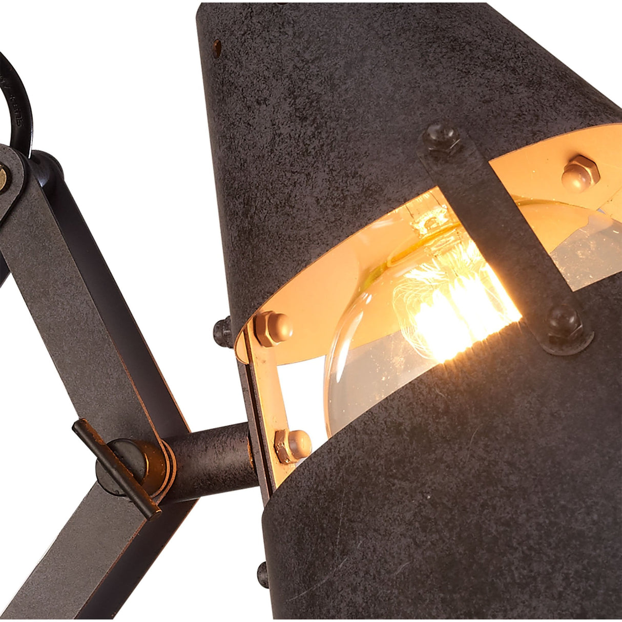 Vintage Industrial Adjustable Wall Sconce, Oxide Finish - E27, 40W