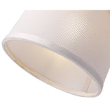 Nordica II Adjustable Wall Light with USB Charger, White Metal and Beech with Ivory Shade