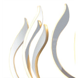 Versailles LED Ceiling Light 256W, 12339lm, 3000K, Polished Chrome & White Acrylic, 3-Year Warranty