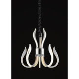Versailles Elegance LED Ceiling Pendant 66W, 3166lm, Warm White Chrome and Acrylic, 3-Year Guarantee