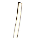 Nur XL Brown Oxide LED Floor Lamp, 20W 2800K, 1800lm, Dimmable, Frosted Acrylic Finish, 3-Year Warranty