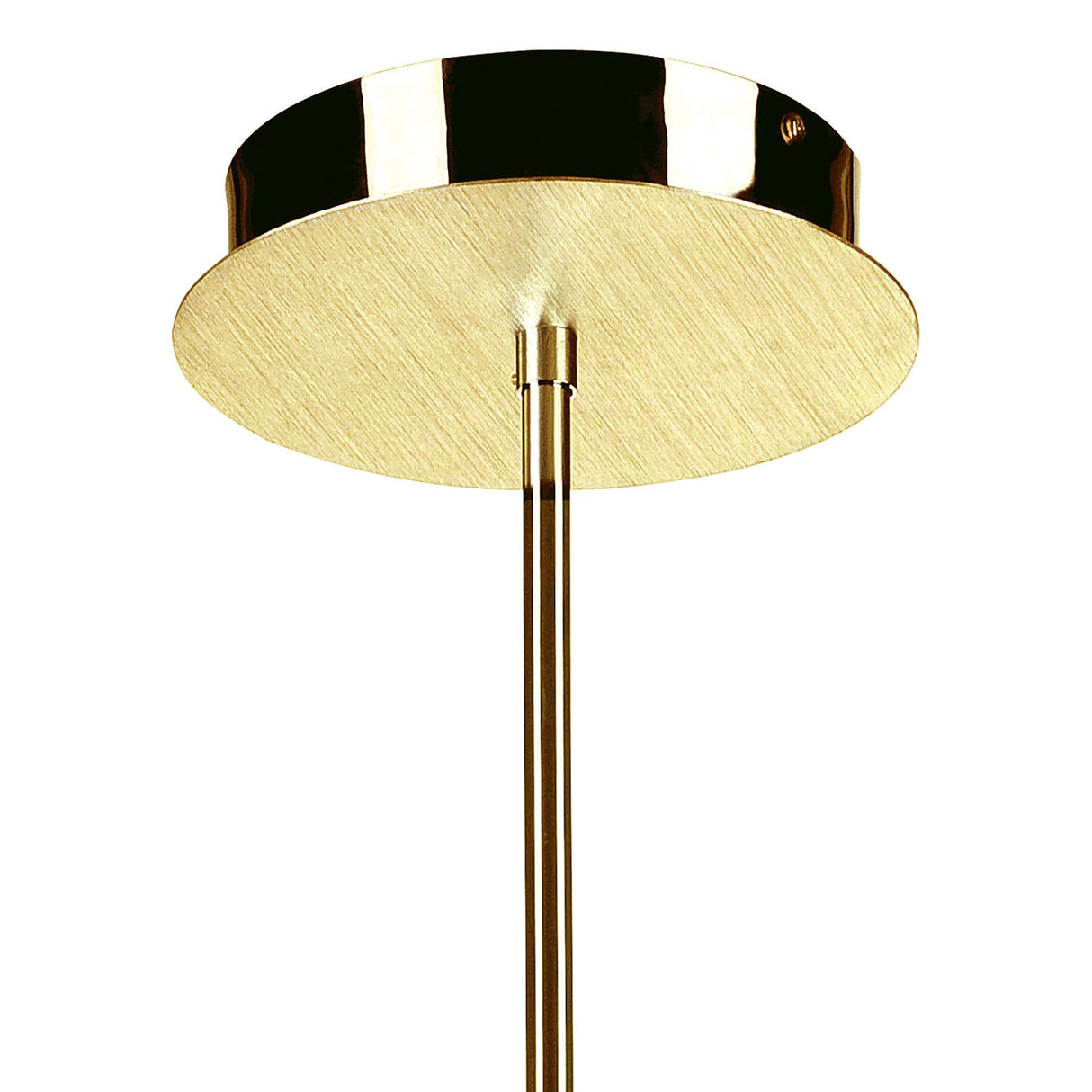 Juno Telescopic LED Pendant, 5 Light, 30W, Satin Gold & Frosted Acrylic, 3000K Warm Glow, 3-Year Warranty