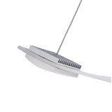 Thea Pendant Light: 3 Light LED, Satin Aluminium & Frosted Acrylic, 3000K Warm White, 1890 Lumens, 3-Year Warranty