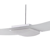 Thea Pendant Light: 3 Light LED, Satin Aluminium & Frosted Acrylic, 3000K Warm White, 1890 Lumens, 3-Year Warranty