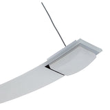 Thea Pendant Light: 3 Light LED, Satin Aluminium & Frosted Acrylic, 3000K Warm White, 1890 Lumens, 3-Year Warranty