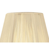 Ivory Cream Silk String Clip-On Shade 80/130mm x 110mm