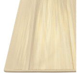 Ivory Cream Silk String Clip-On Shade 80/130mm x 110mm