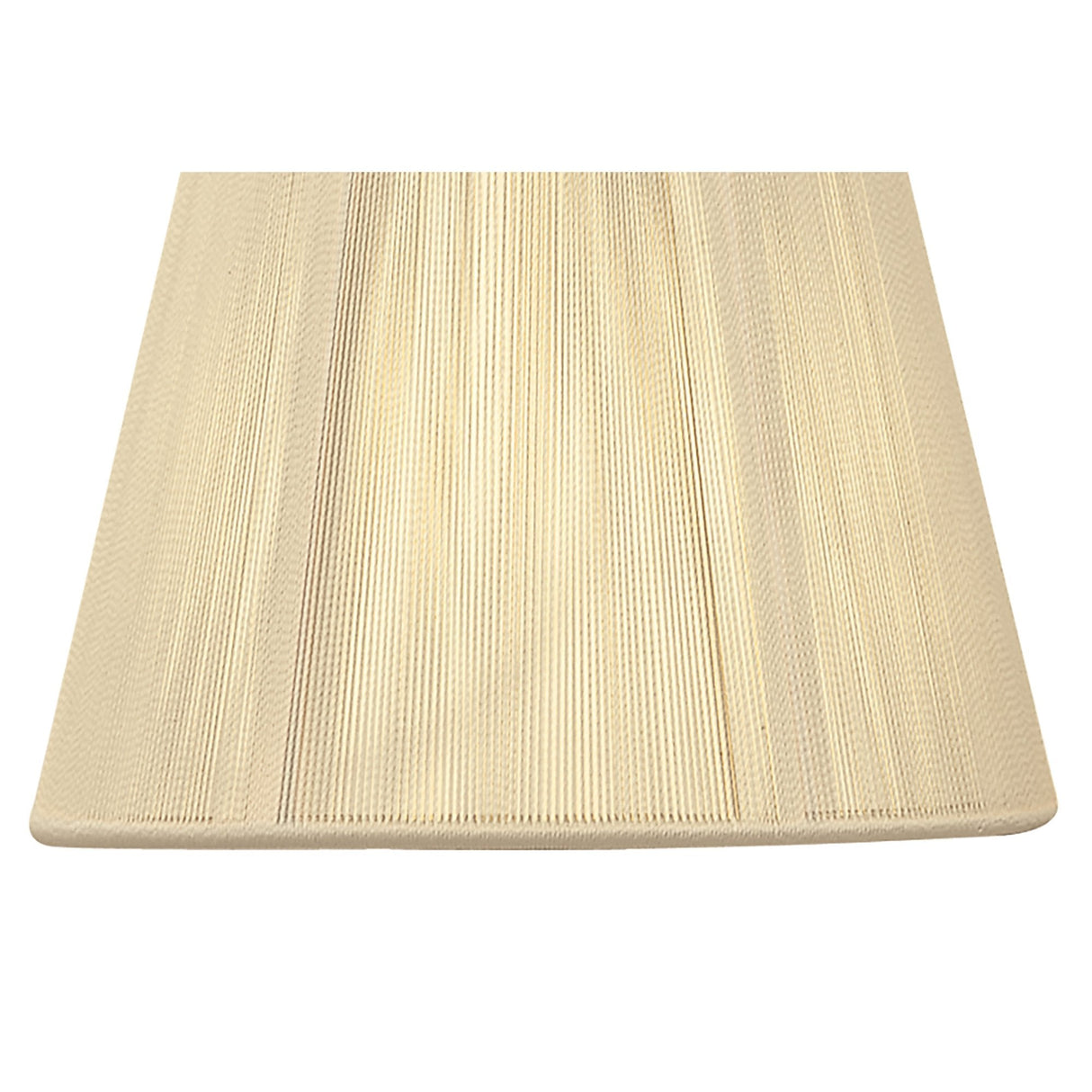 Ivory Cream Silk String Clip-On Shade 80/130mm x 110mm