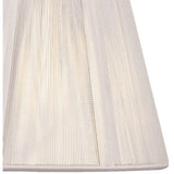 Ivory Elegance: Clip-On Silk String Lamp Shade (80/130mm x 110mm)