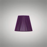 Elegant Aubergine Silk String Clip-On Shade 80/130mm x 110mm