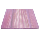 Lilac Pink Silk String Lampshade with Chrome Lining, 190/300mm x 195mm