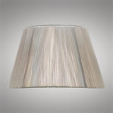 Silk String Shade in Elegant Silver Grey - 250/400mm Diameter, 250mm Height