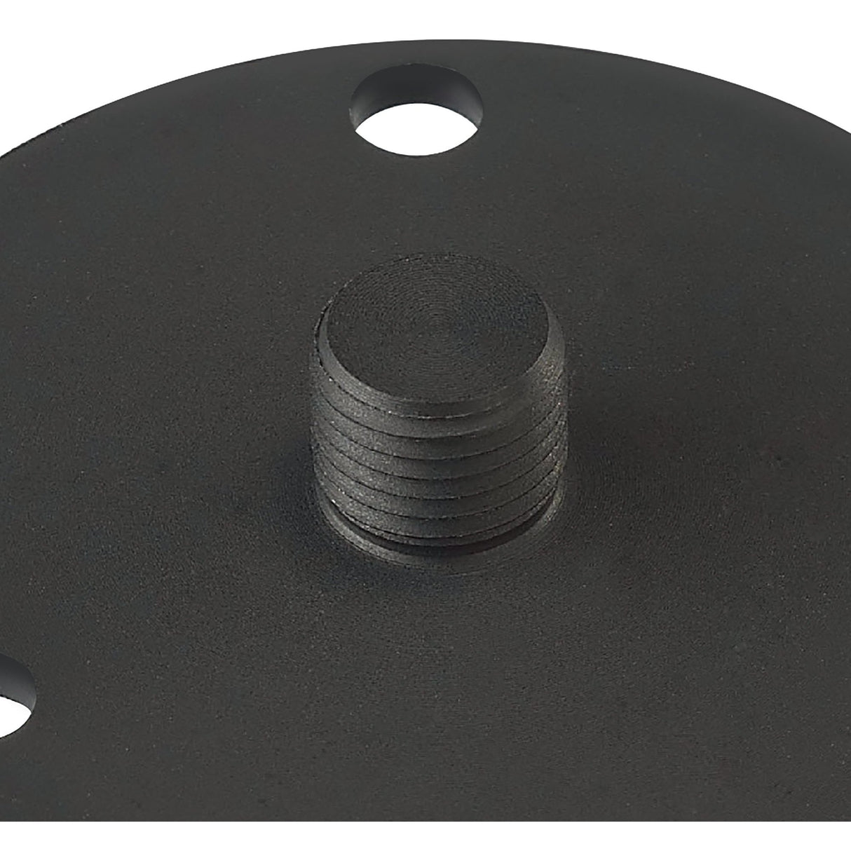 Sleek Black Aluminium Ground Plate by Santiago Sevillano Sebastia